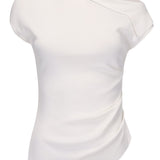 Nico Asymmetric Tee - White