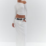 Evie Off The Shoulder Top - White