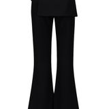 Mila Skirted Trousers - Black