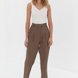 Ribbed Singlet Tank - White