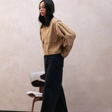 Cropped Barn Jacket - Sand