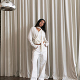 Camden Scarf Cardigan (Lightweight) - Ivory