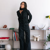 Lila Wide Leg Jean - Black