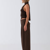 Sloane Convertible Top - Brown