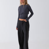 Marlo Top - Charcoal