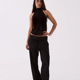 Kayla Halter Top - Black