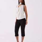 Camilla Scarf Top - White