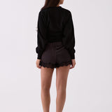 Noa Lace Shorts - Black