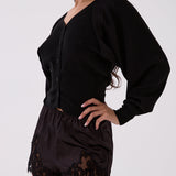 Noa Lace Shorts - Black