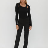 Julianne Knit Tank - Black