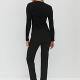 Julianne Knit Tank - Black