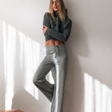 Lane Jersey Pants - Grey