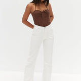 Palermo Halter Top - Chocolate