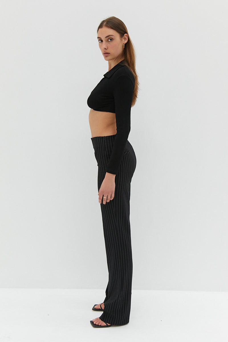 Antonio Crop Top - Black
