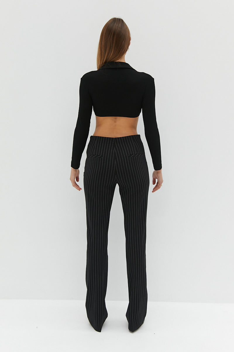 Antonio Crop Top - Black