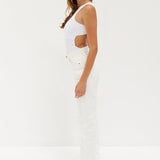 Sade Sleeveless Bodysuit - White