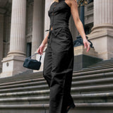 Classic Linen Pants - Black