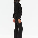 Side Split Pants - Black