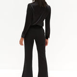 Side Split Pants - Black