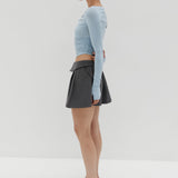 Bella Ruche off The Shoulder Top - Blue