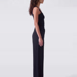 Lace Trim Tank Black - side view
