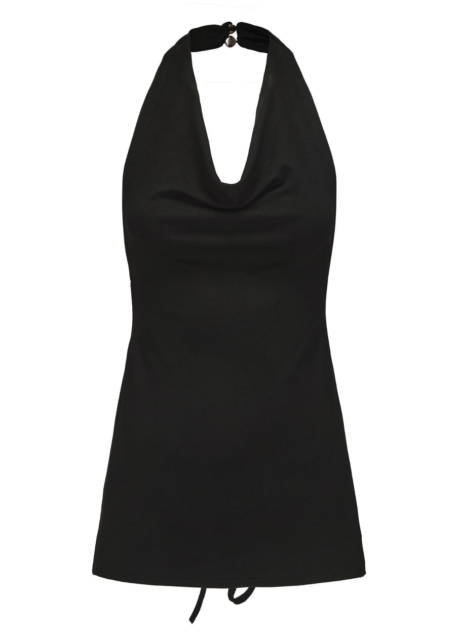 Willa Halter Top - Black