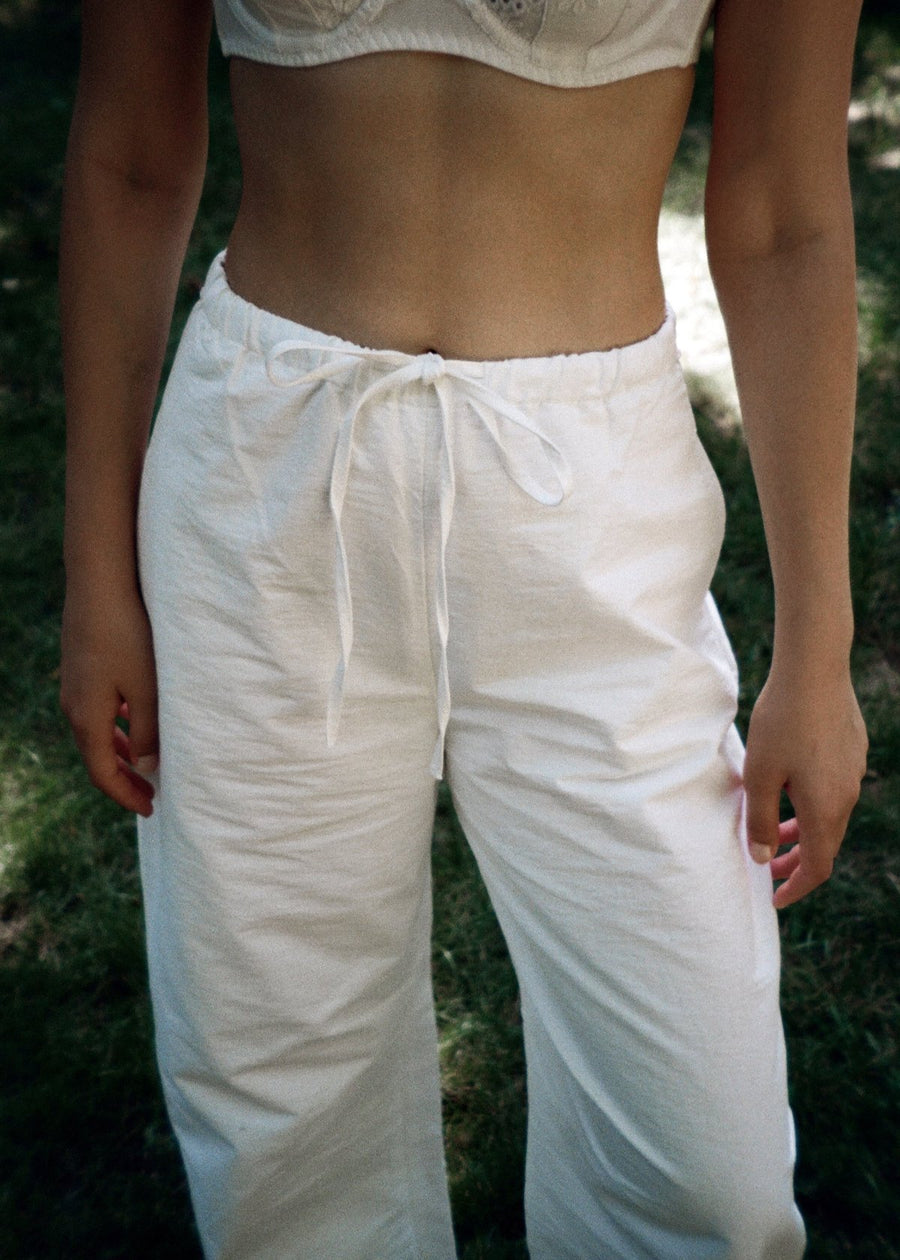 Classic Linen Pants - White