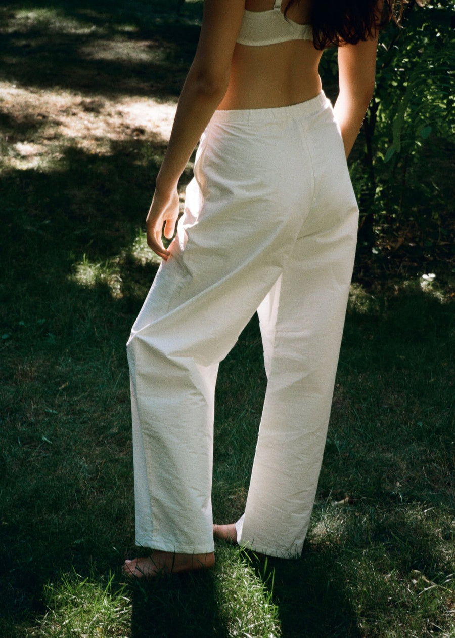 Classic Linen Pants - White