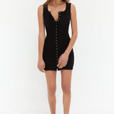 Ava Mini Dress - Black