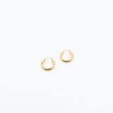 Small Hoop Earrings - 14K Gold Plated