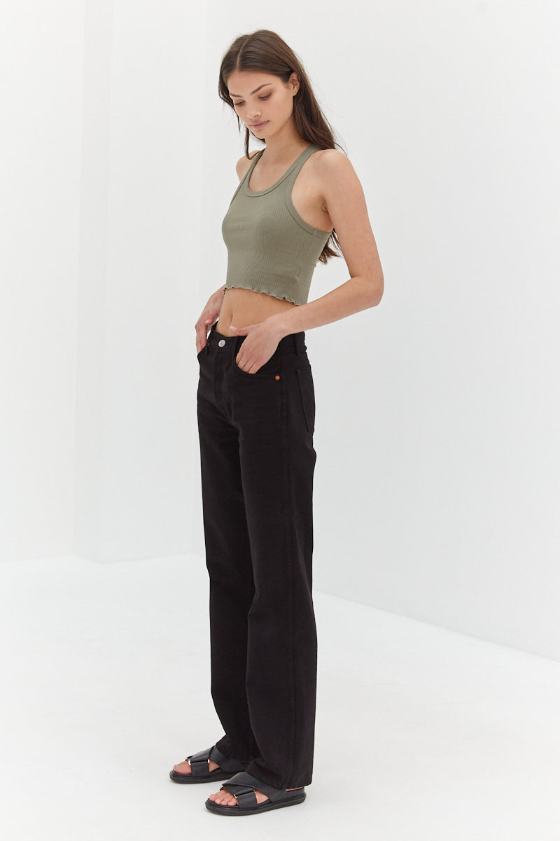 Lou Crop - Khaki