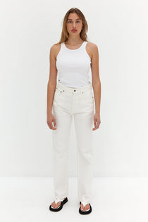 CORE Straight Leg Jeans - White