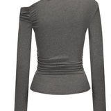 Francis Off The Shoulder Top - Grey