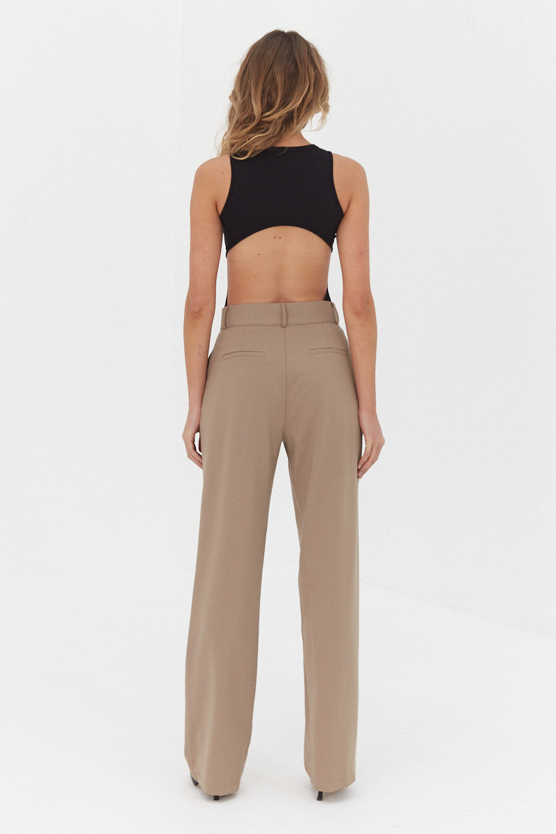 Malene Pants - Dark Tan