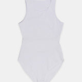 Sade Sleeveless Bodysuit - White