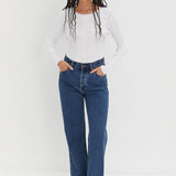 Ribbed Bodysuit - White