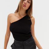 Faux Leather Pants - Black