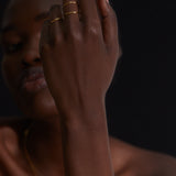 Hammered Ring - Gold Plated