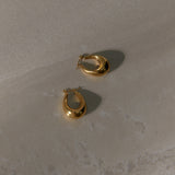Small Auriel Hoop Earrings - Gold Plated