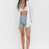 Knit Shorts - Baby Blue