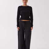 Edie Top - Charcoal
