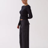 Edie Top - Charcoal