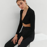 Antonio Crop Top - Black