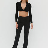 Antonio Crop Top - Black