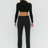 Antonio Crop Top - Black