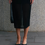 Jules Sheer Skirt - Black