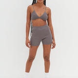 Soft Knit Bra - Dark Grey