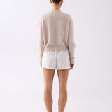 Lucia Linen Short - White