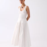 Isadora Midi Skirt - White