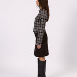 Margot Check Shirt - Black